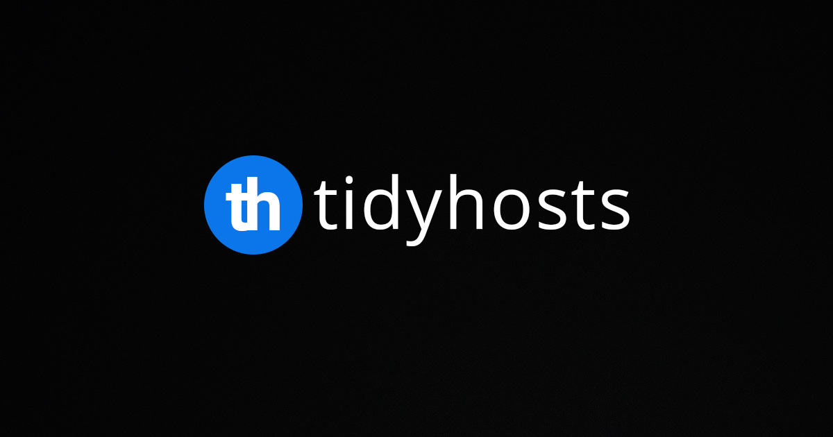 (c) Tidyhosts.com