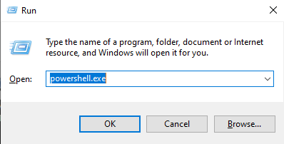 Open Powershell