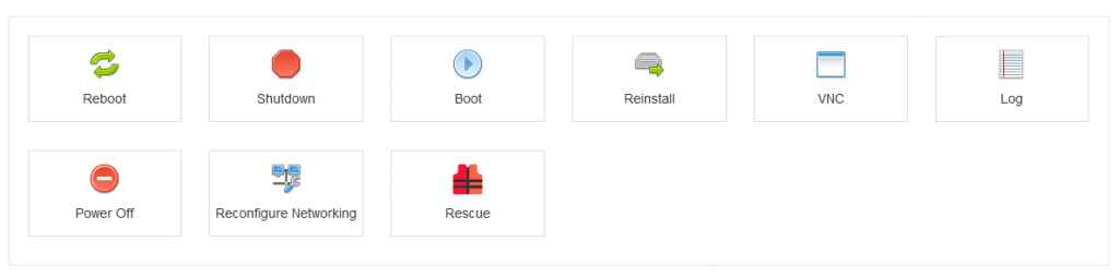 SolusVM Reconfigure Networking