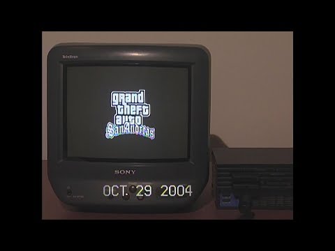 (2004) playing GTA San Andreas on PS2