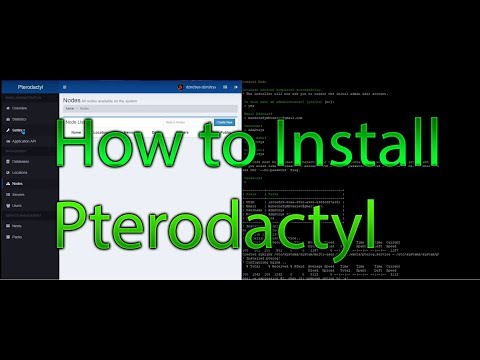 Install pterodactyl panel for you by Lanxoro